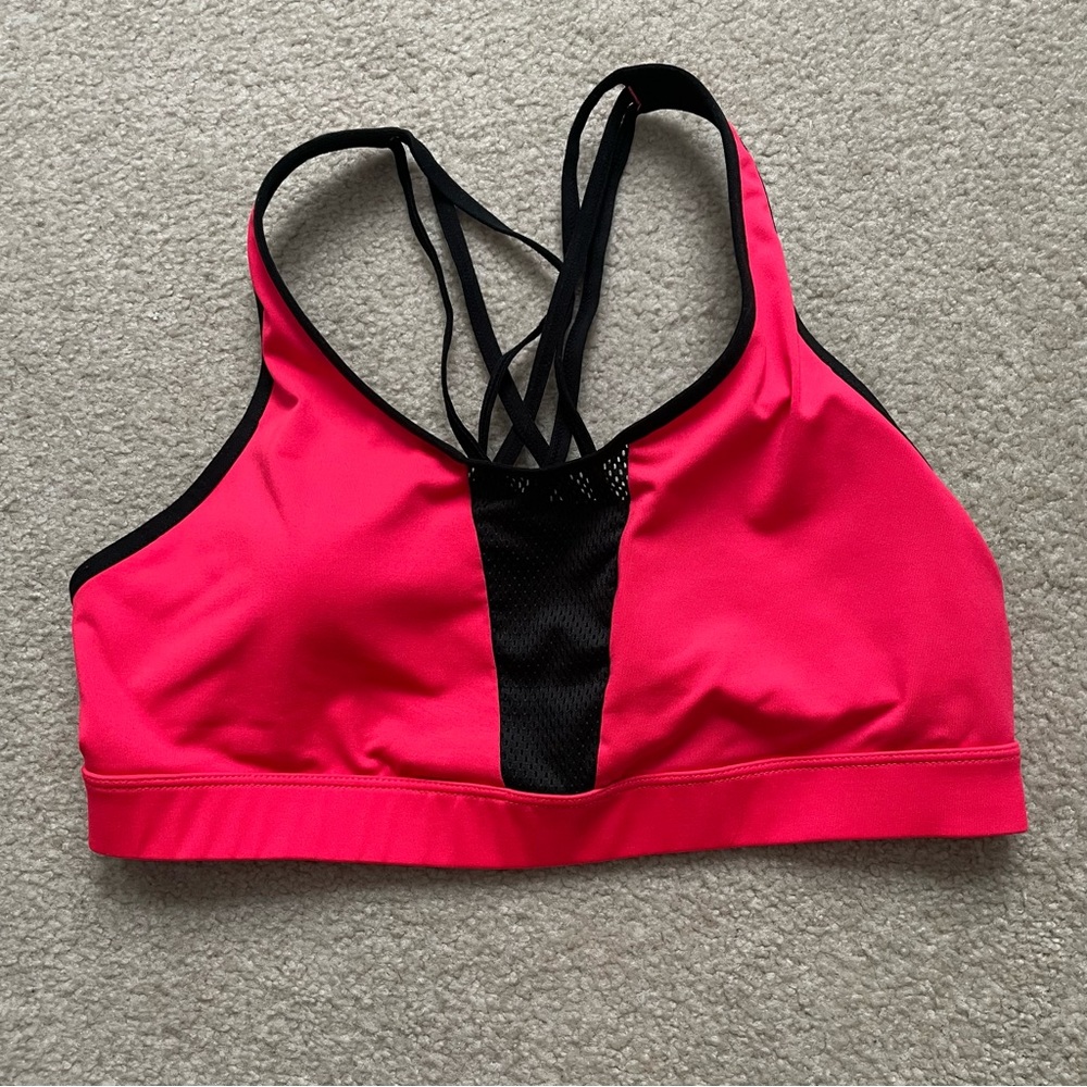 ⏫ Cross-backed Neon Sports Bra